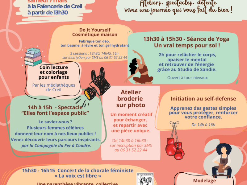 Prochain concert: journée internationale de lutte pour les droits des&nbsp;femmes