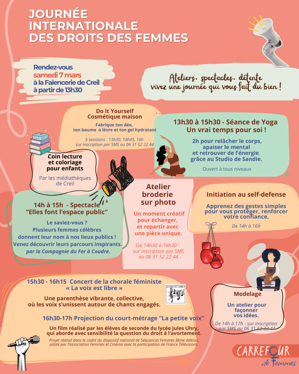 Prochain concert: journée internationale de lutte pour les droits des&nbsp;femmes