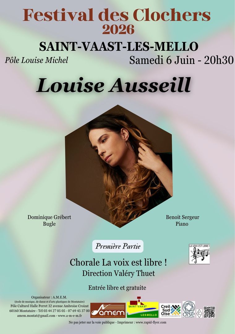 Prochain concert: 06/06 -20h30 – Saint&nbsp;Vaast-lès-Mello